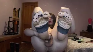 Stroking my uncut dick