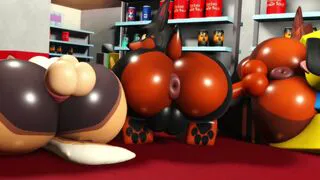 Femboy Dogs Orgy