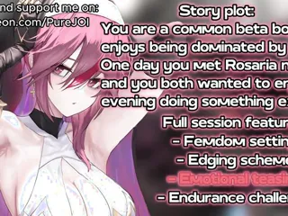 Rosaria from Genshin Impact makes your cock suffer (Edging JOI)