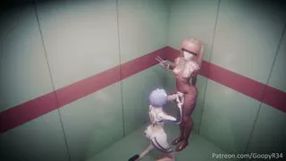 [GoopyR34] Different Kind Of Elevator Scene.