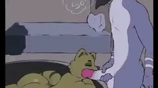 Rigby Sucks Mordecai's Big Cock