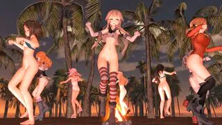 Shimakaze & Fleet Girls - Taiyou Iwaku Moeyo Chaos [MMD R18] omankotarou