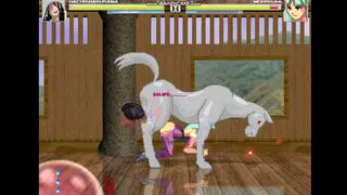 Hachishakusama horse with Morrigan
