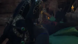 Furry lesbian Strap-on sex