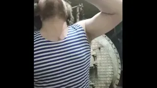 A talented gay man from Russia cums while masturbating three times in a row! And swallows hot fresh cum three times in a row! He's so dirty that he's ready to eat cum all day long!!!