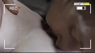 BBW With Tattoos Strokes and Sucks His Cock... Then Spreads for His Tongue