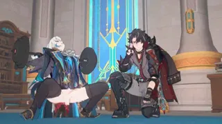 Wriothesley x Neuvillette Muscle Training- Genshin Impact Yaoi Animation R34