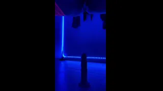 SEXY SLUT Fucking Herself in Neon Lingerie Bodysuit in the Dark