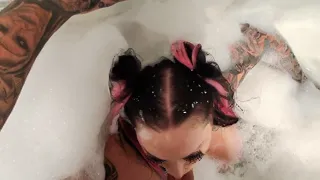 Hot milf Mila Sucks and Fucks big dick in the bathtub