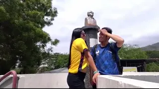 Frances uses all her power fucking an Ecuadorian woman. She met her on the street and then they went home to fuck. This is the World Cup.