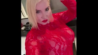 Oiled Up & Bursting Out: Busty Blonde Sophie James