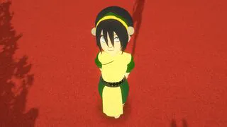 Toph Footjob and Creampie