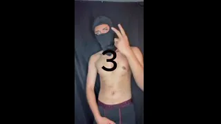 MASKED teen shows off his BWC