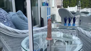 HUNK DADDY BEAR NAKED SUNBATHING IN THE VERANDA 3
