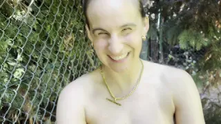 Cute Jogging Girl Turns My Vlog Very NSFW Public Blowjob in the Woods