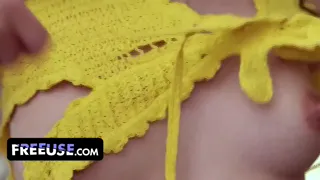 Busty MILF Amber Summer & Barbie Feels Share Cock In Hot Threesome