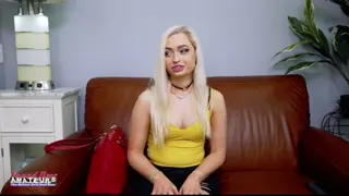 Starlette Storm Blonde Rimjob And Cum Swallowing!