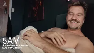 Big dick Daddy Proudbator wakes up with a big boner