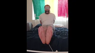 ME Tied to the Bed Barefoot