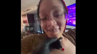 Ms. Berry Teasing Gibby Before She Suck His Big Dick & Balls!
