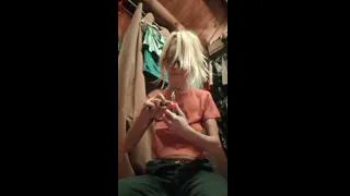Puff 420 N Try On Pink Shirt