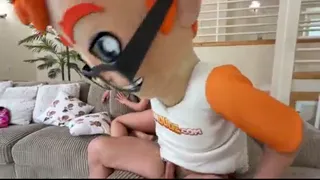 Phoebe Kalib Sucked My Cock Then Rode Me Like Crazy in This PornDudeCasting Session