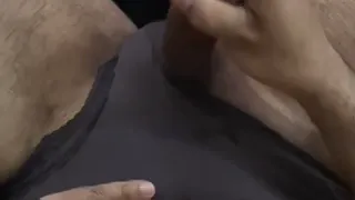 Jerking Off Wearing Girlfriends Panty