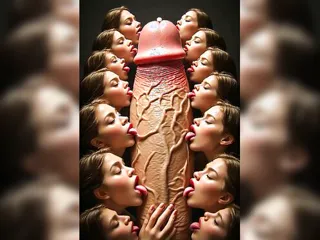 14 petite women licking giant penis