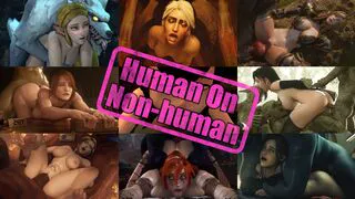 4 Hours Of Female Human On Non-Human