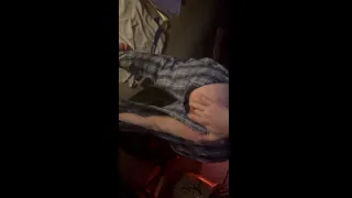 Ruined nightpants and solo play. Master's good boy following orders