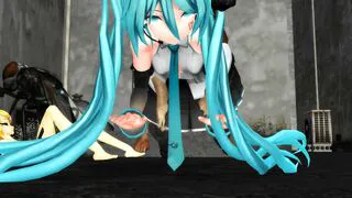 Miku and a stray