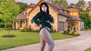 666 Home Sweet Home Pretty Butt but Booty Feminine Shape in Fishnets