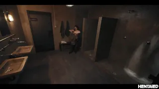 Real Life Hentai - Nerdy Girl Creampied by Alien Monster In Shower