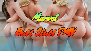 Marvel Butt Slut PMV