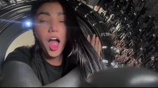MY FRIEND CAN'T RESIST MY DELICIOUS ASS AND EATS IT ALL UP WHILE I'M TRAPPED! - LA ROLA
