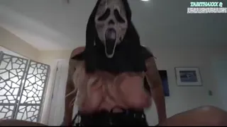 HOME WRECKING GHOST FACE Mother-in-law TRICKS YOU CREAMPIED - 4K