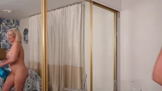 Busty Blonde MILF Tries on Lingerie in Her Bedroom, pt 2 - Lingerie Try On with America's Favorite Stepmom, Ryan Keely