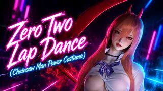 Zero Two Lap Dance (Chainsaw Man Power Costume)