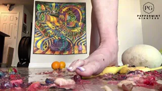 Size 16 Feet Crush Fruit - Giantess Big Foot Amazon