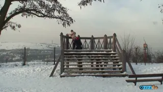 The outdoor is full of snow but that wont stop ghetto hunters from the streets