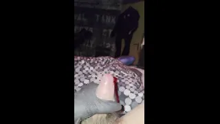 Sounding with a big rod and cumshot