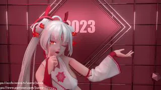[Onmyoji Arena MMD] Shiranui - Togen love song dance (R18)