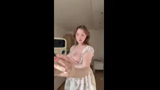 Cute girl with big natural tits 🥵🍰