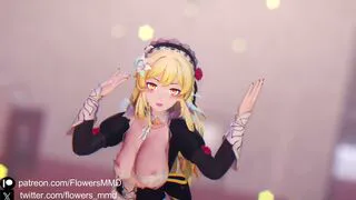 [Genshin MMD] (Lumine) HYOLYN - 'Wait' dance (R18)