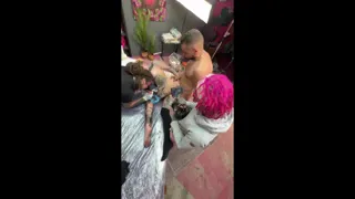 Risky Tattoo Shop Fuck - Anal While Getting Tattooed