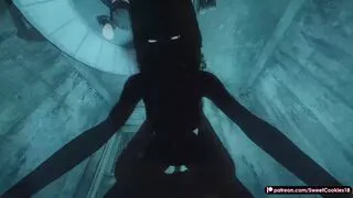 Undead Nurses and Patients Fuck Trapped Guys