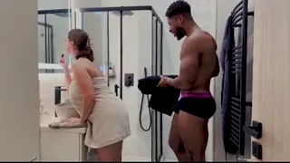 Interracial BBC Squirting Creampie And Cum On Big Tits For Curvy MILF Lady Lyne