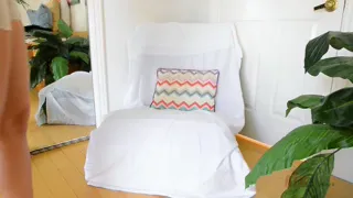 Liza Rowe's cute little pussy is getting a good rub in this video