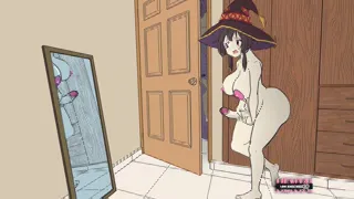 FUTA Megumin from KONOSUBA is actually Oolong transformed PARODY - Futanari Voyeur Hentai ANIMATION Shemale T GIRL rule 34 R34 Uncensored