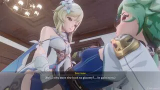 A Night in Mondstadt Full + Epilouge (Sex Scenes Only) - Pinksama